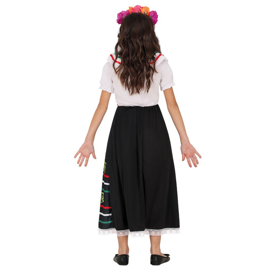 Costume da Catrina Colorata per bambina
