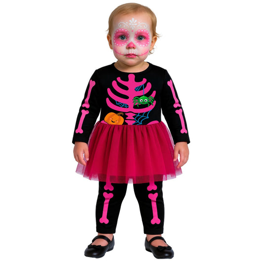 Costume da Catrina Scheletro per neonata