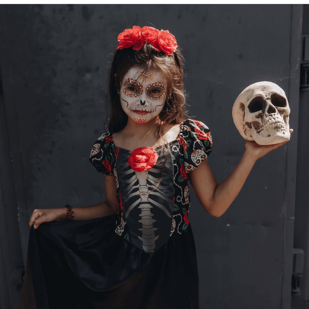 disfraz catrina infantil