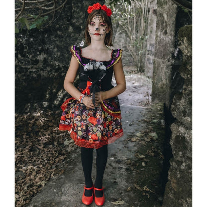 Costume da Catrina Lusso per bambina