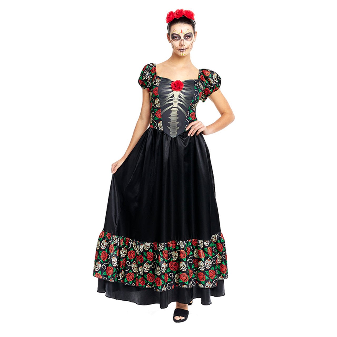 Costume da Catrina Messicana Rose per donna