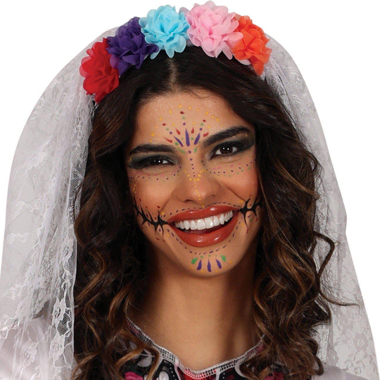 Costume da Catrina Sposa Bianca per donna