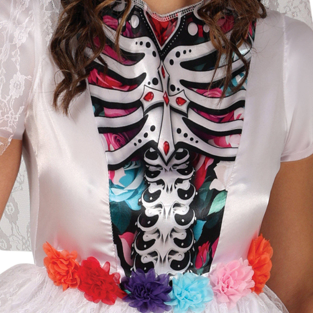 Costume da Catrina Sposa Bianca per donna
