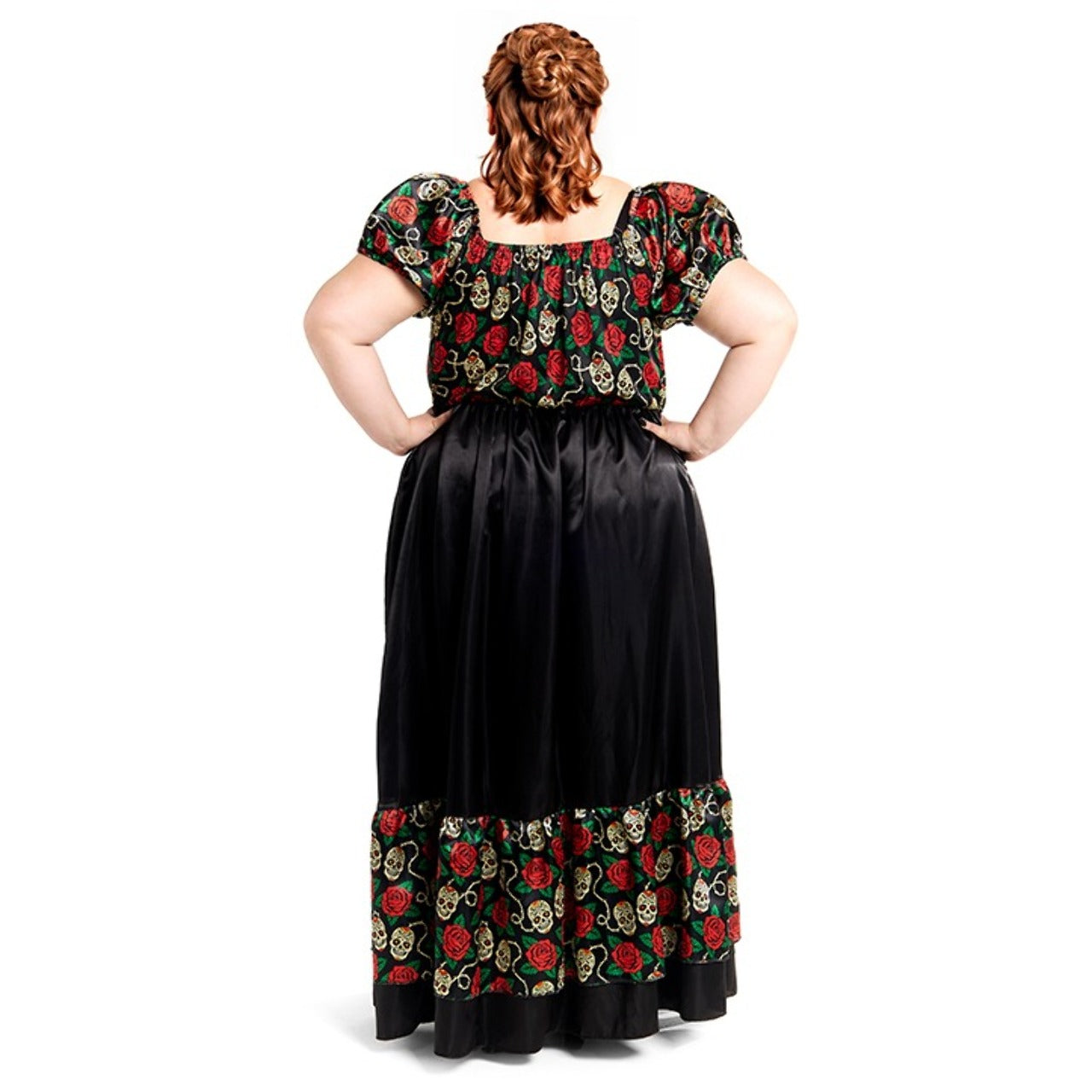 Costume da Catrina Vestito Plus per donna