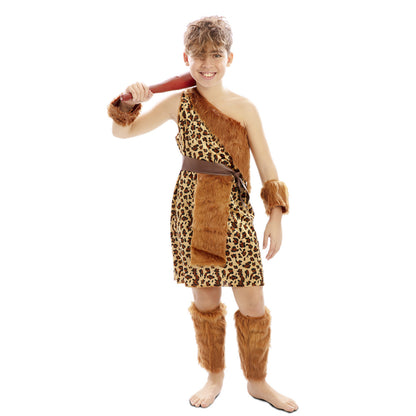 Costume da Cavernicolo Marrone per bambino