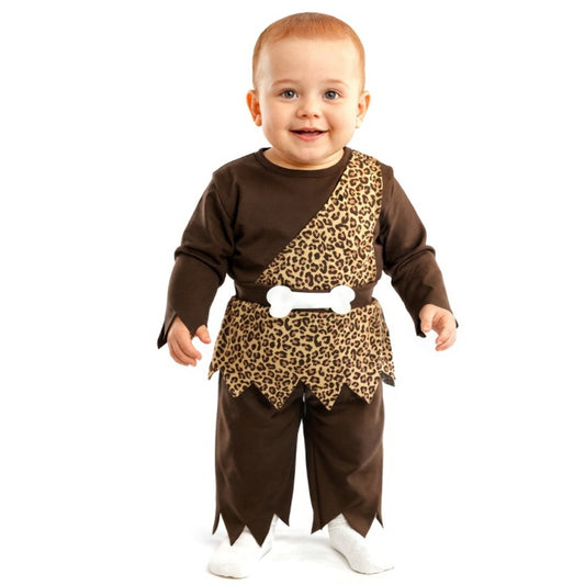 Costume da cavernicolo leopardo per bebè