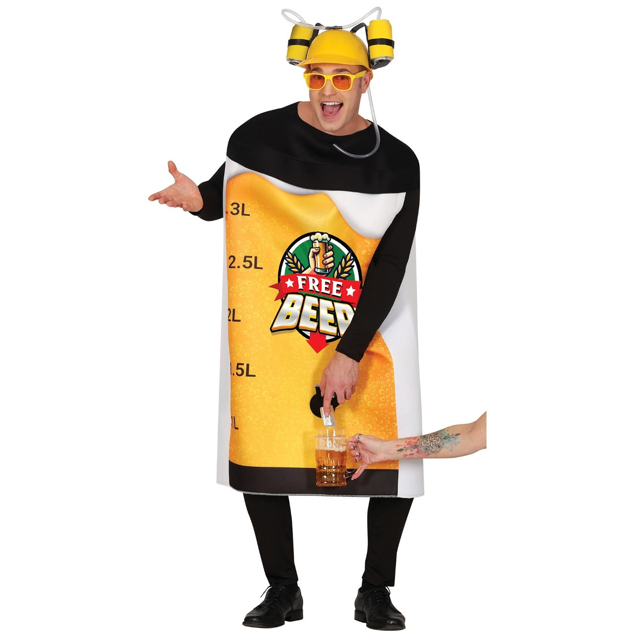 Costume da Distributore di Birra per adulti