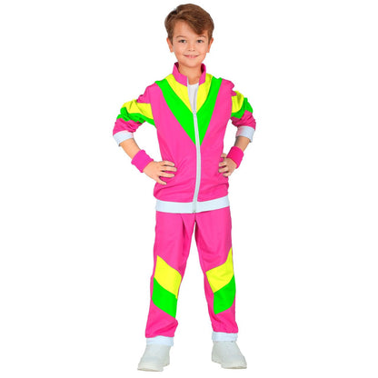 Costume Tuta Anni 80 Neon da bambino