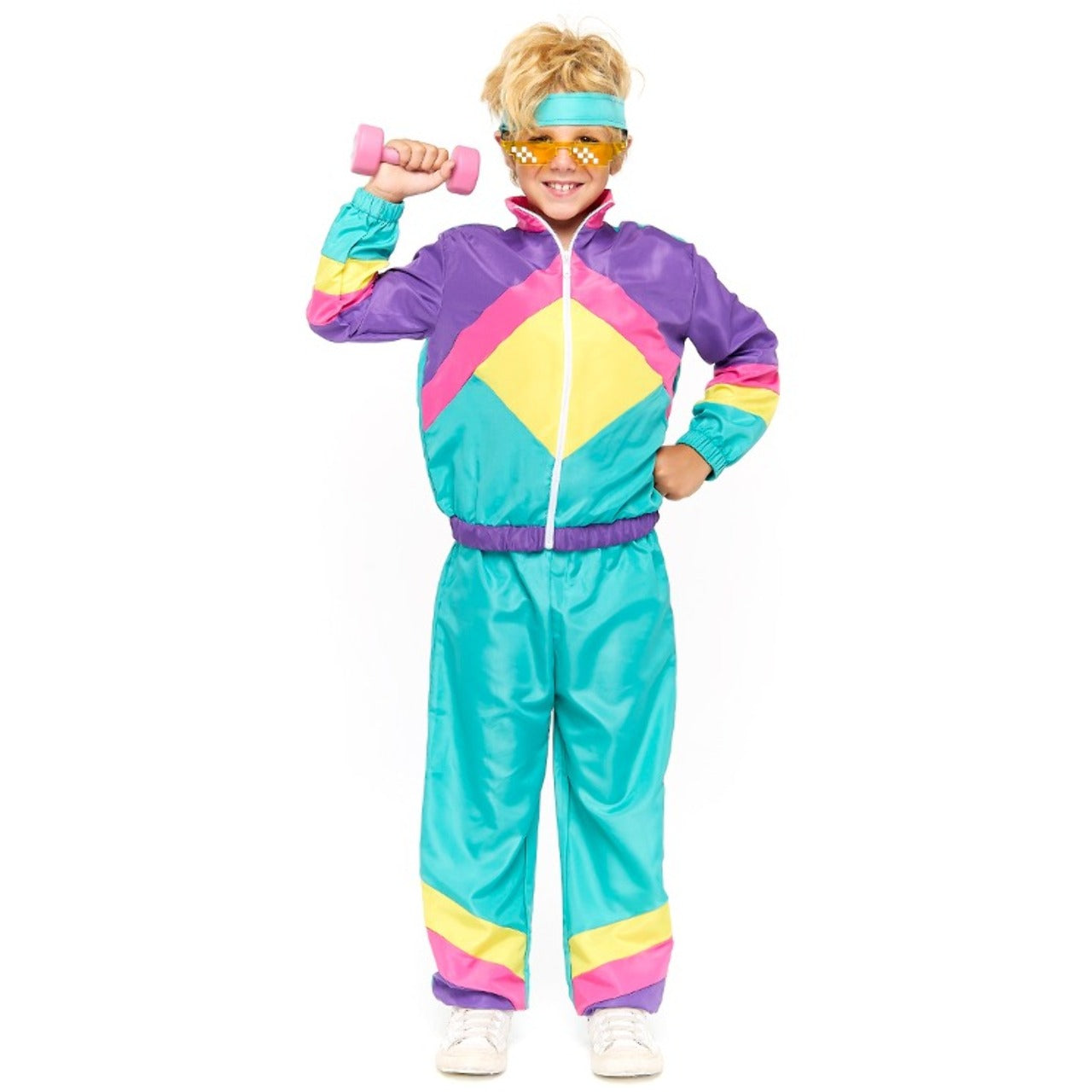Costume da tuta anni '80 retrò per bambino