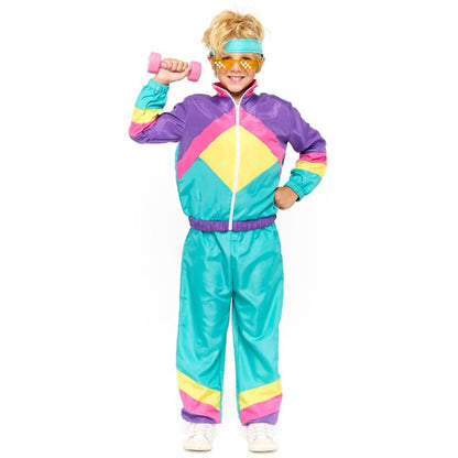 Costume da tuta anni '80 retrò per bambino