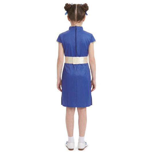 Costume da Chun-Li di Street Fighter per bambina