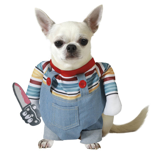 Costume da Chucky diabolico per cane