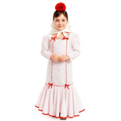 Costume da chulapa Tradizionale Spagnola Marisol per bambina
