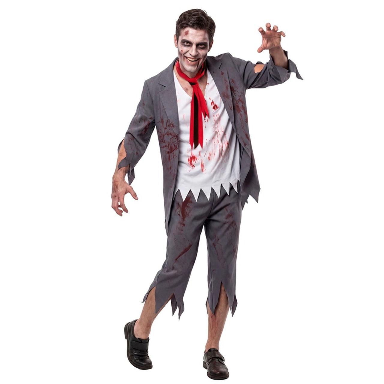 Costume da Scolaro Zombie Cravatta per uomo