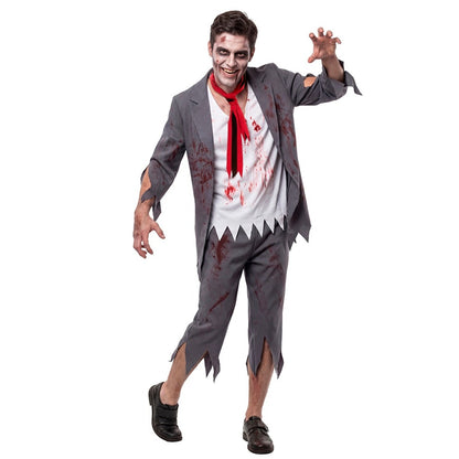 Costume da Scolaro Zombie Cravatta per uomo