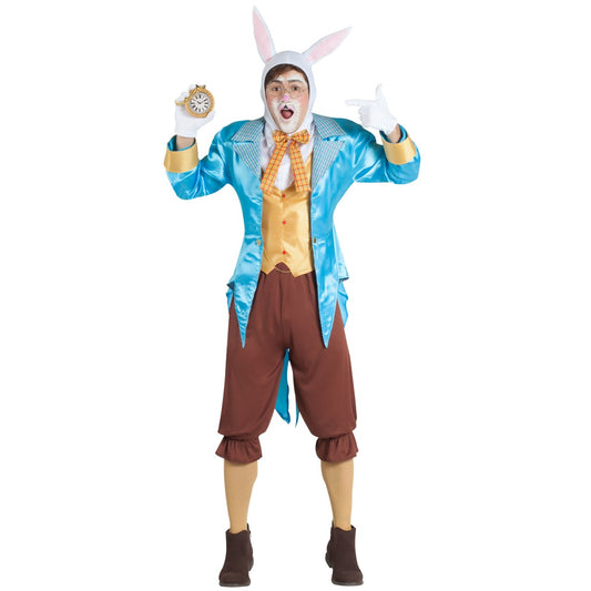 Costume da Alice Rabbit blu per uomo