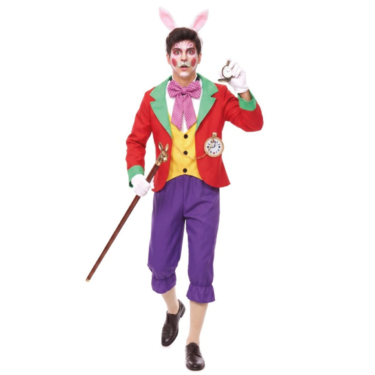 Costume da Coniglio di Alice Divertente per uomo