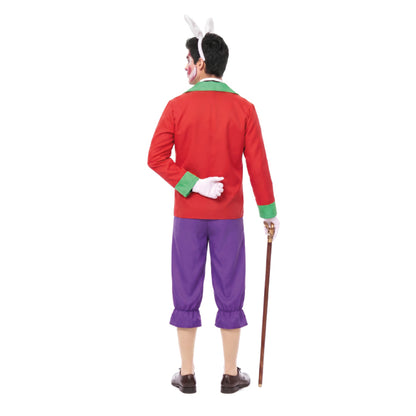 Costume da Coniglio di Alice Divertente per uomo