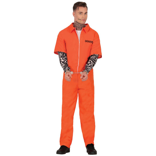 Costume da Carcerato Americano Tatuato per adulti