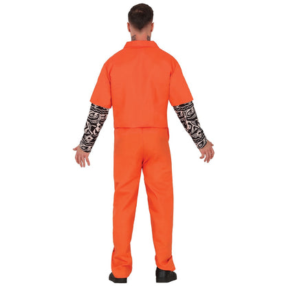 Costume da Carcerato Americano Tatuato per adulti