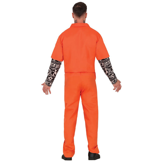 Costume da Carcerato Americano Tatuato per adulti