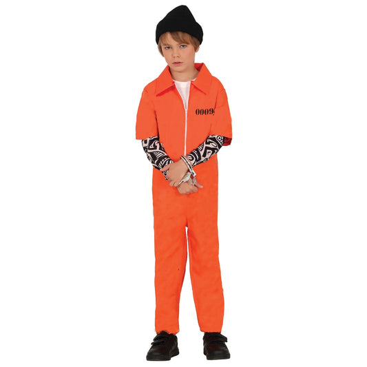 Costume da Carcerato Americano Tatuato per bambini