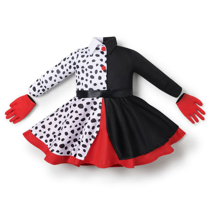 Costume da Crudelia per bebè