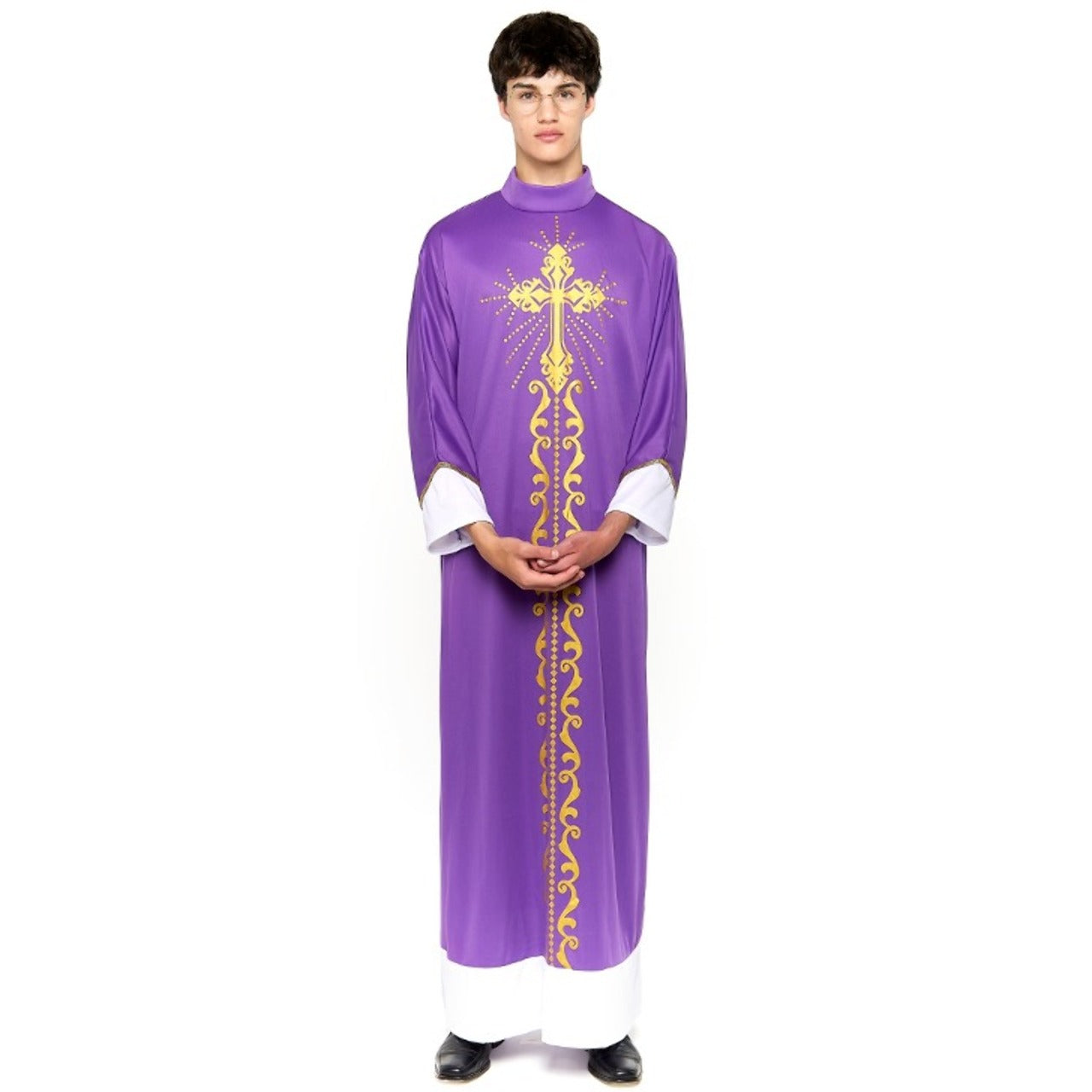 Costume da prete cappellano per adulto