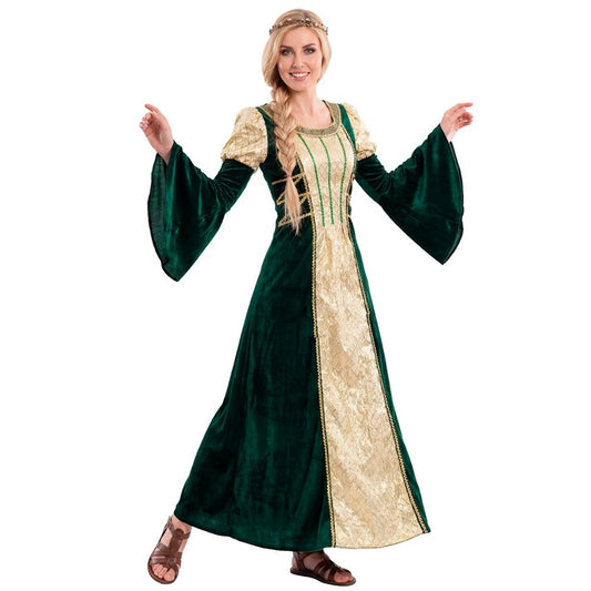 Costume da Dama Medievale Esmeralda per donna