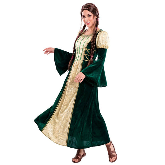 Costume da Dama Medievale Esmeralda per donna