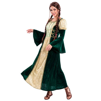 Costume da Dama Medievale Esmeralda per donna
