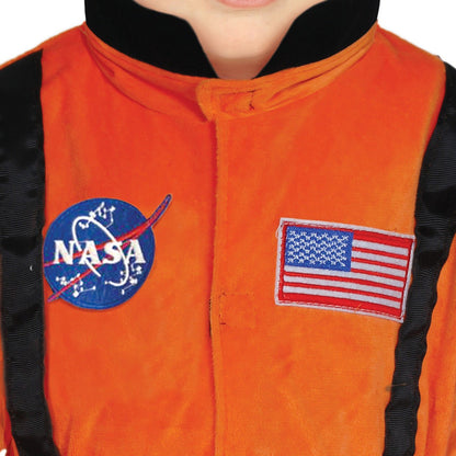 Costume da astronauta arancione per neonato