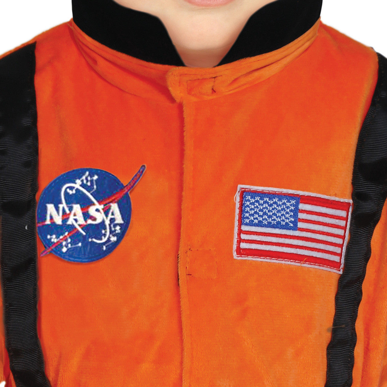 Costume da astronauta arancione per neonato