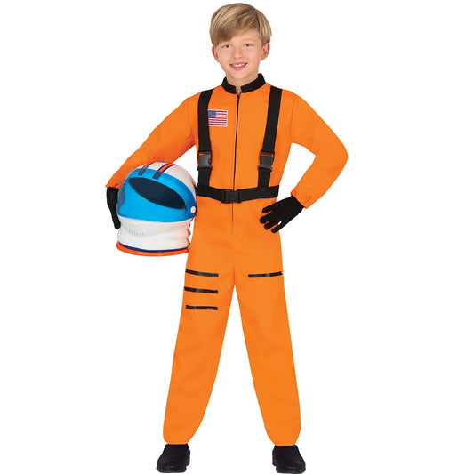 Costume da astronauta arancione per bambino