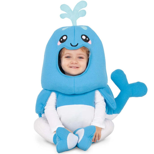 Costume da Balena Blu per neonato