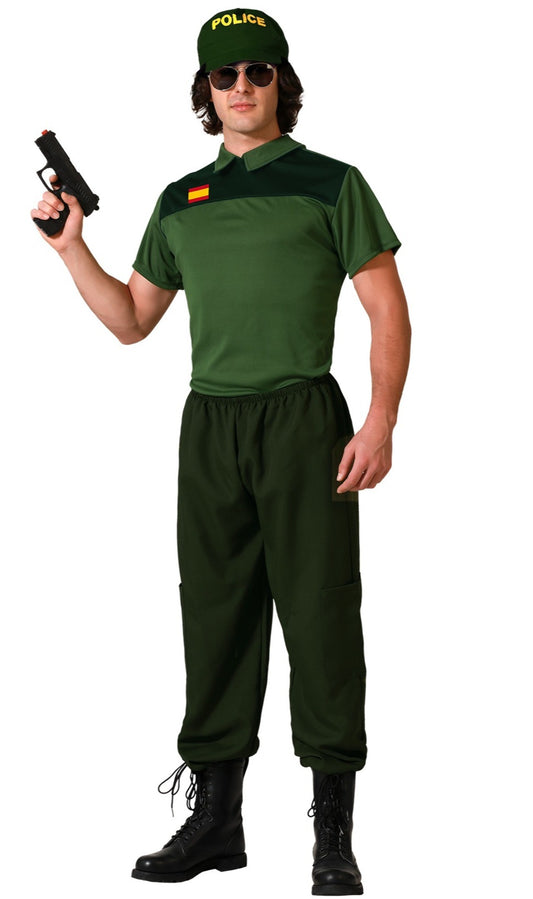 Costume da Guardia Civil classico per uomo