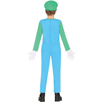 Costume da macchinista Luigi da bambino