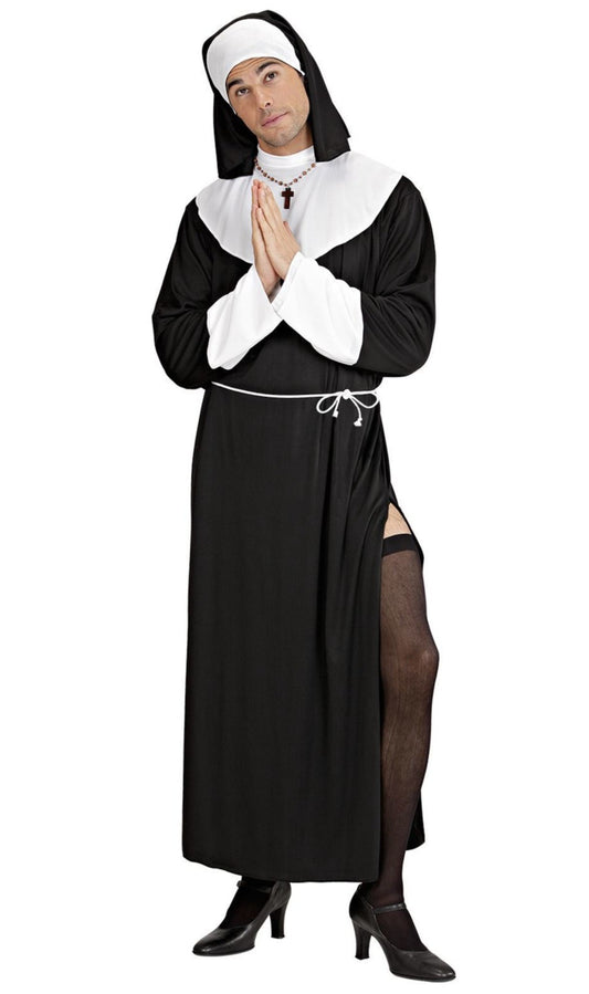 Costume da suora Sor Carmelo per uomo