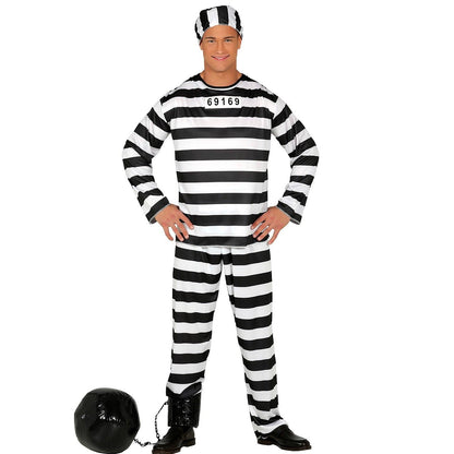 Costume da Detenuto Evaso per adulto