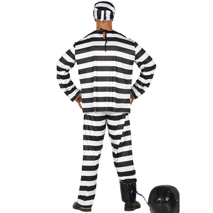 Costume da Detenuto Evaso per adulto