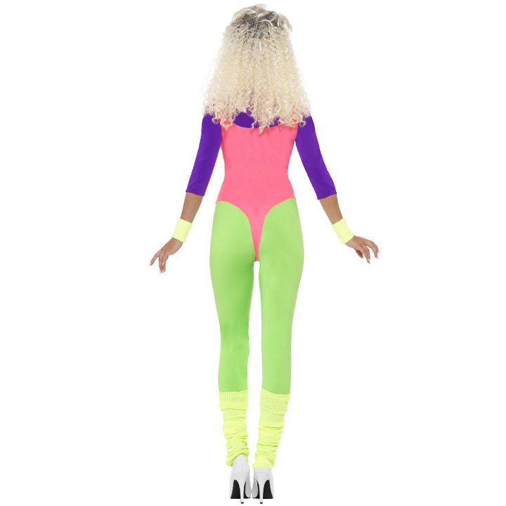 Costume da atleta di aerobica per donna