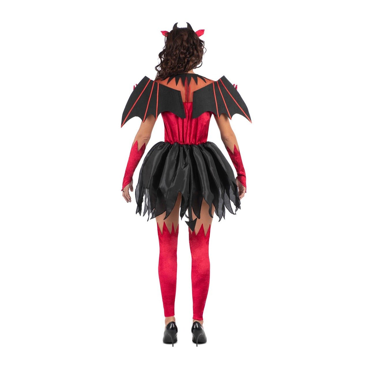 Costume da Diavolo Alato Rosso per donna