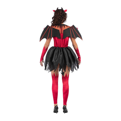 Costume da Diavolo Alato Rosso per donna