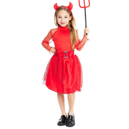 Costume da Diavolessa Rossa per bambina