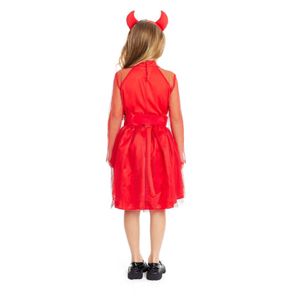 Costume da Diavolessa Rossa per bambina