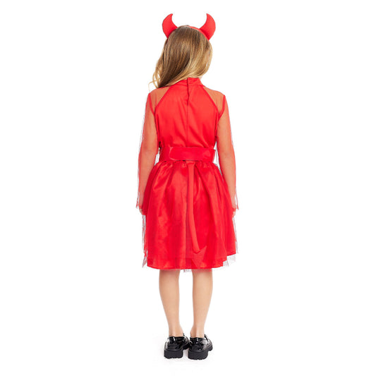 Costume da Diavolessa Rossa per bambina