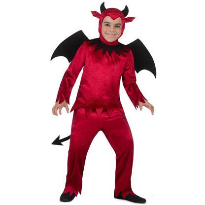 Costume da Diavolo Ali rosse per bambino