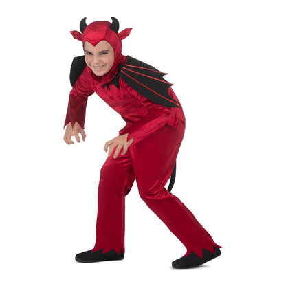 Costume da Diavolo Ali rosse per bambino