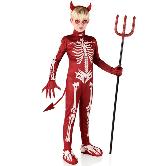 Costume da diavolo scheletro per bambino