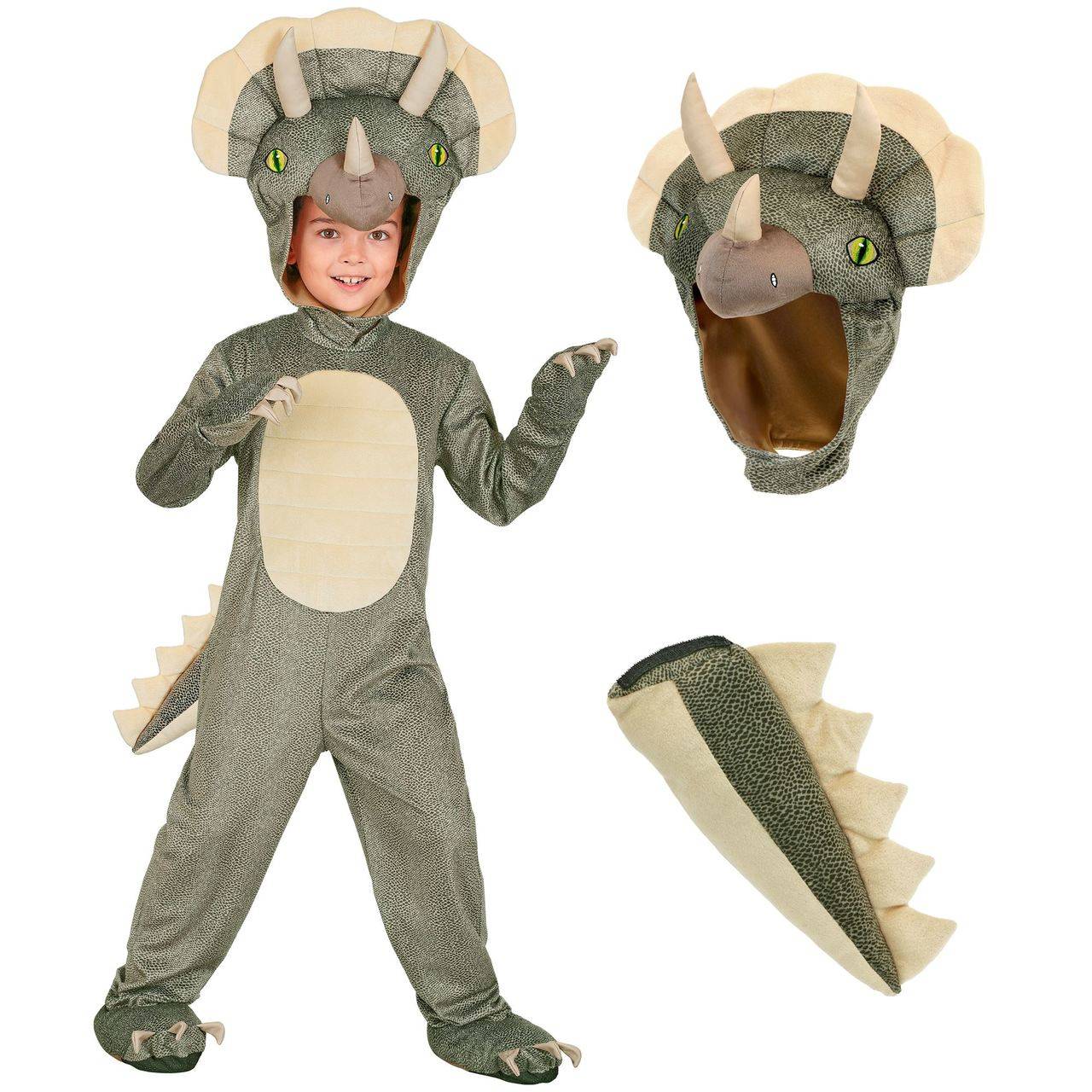 Costume da Dino Triceratops per bambini